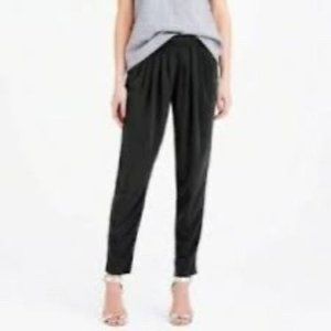 NWT J. Crew‎ Silky Pull-On Gray Pleated Pants 8